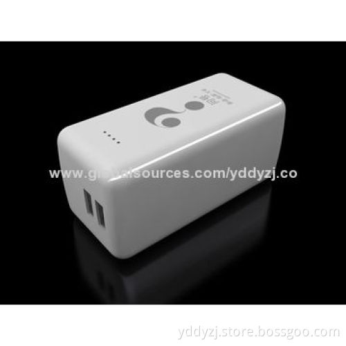 New power bank with dual outputs, 10,400mAh capacity